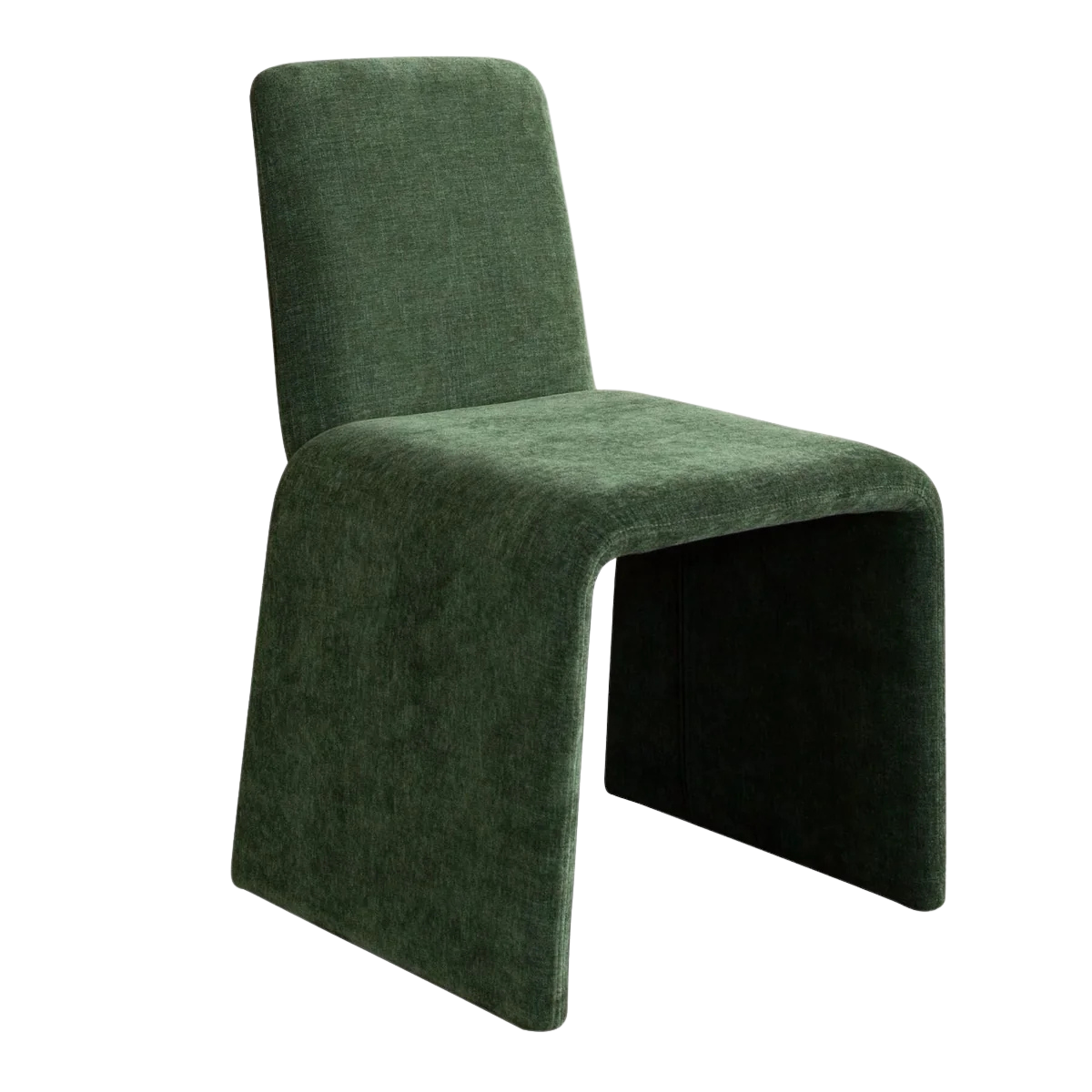 Sona Dining Chair in Spruce Green Fabric by Diamond Sofa
