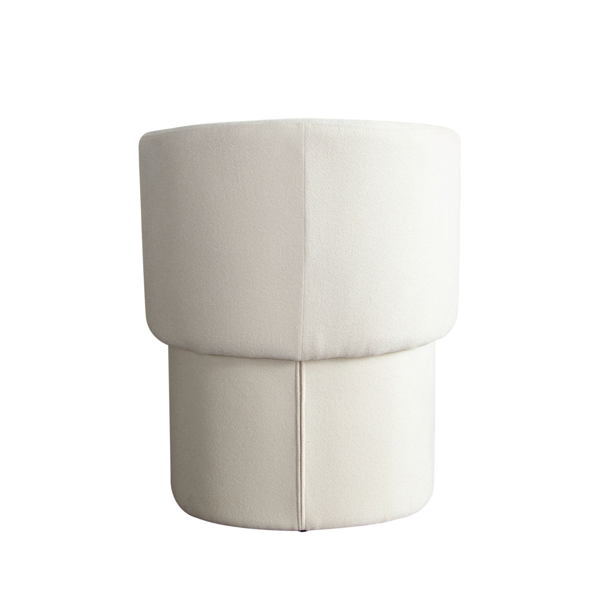 Tess Dining Chair in Elite Ivory Polyester Fabric by Diamond Sofa