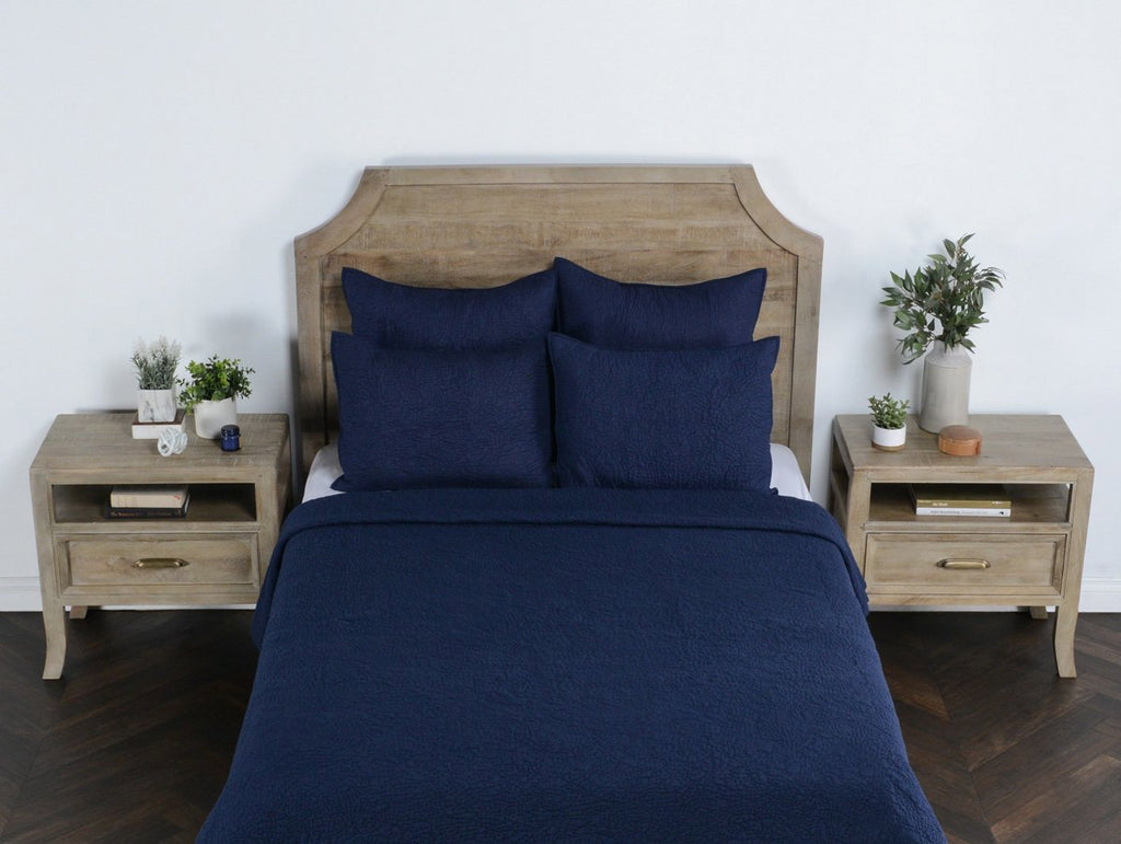 Elara Indigo Standard Sham 20x26 — view 3