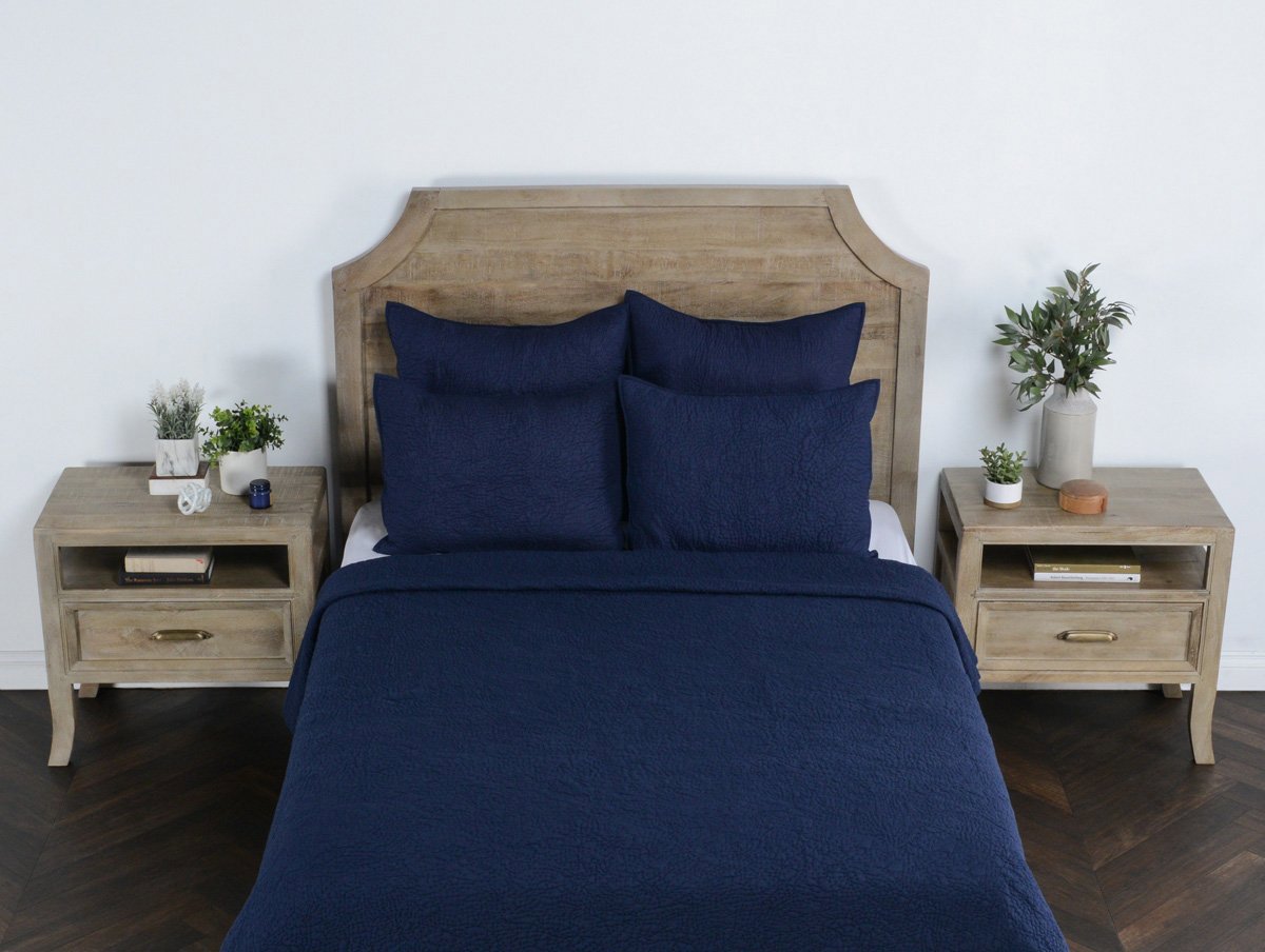 Elara Indigo Standard Sham 20x26 — view 3