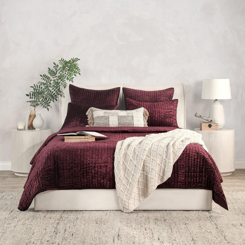 Bari Velvet Port Queen Quilt — view 6