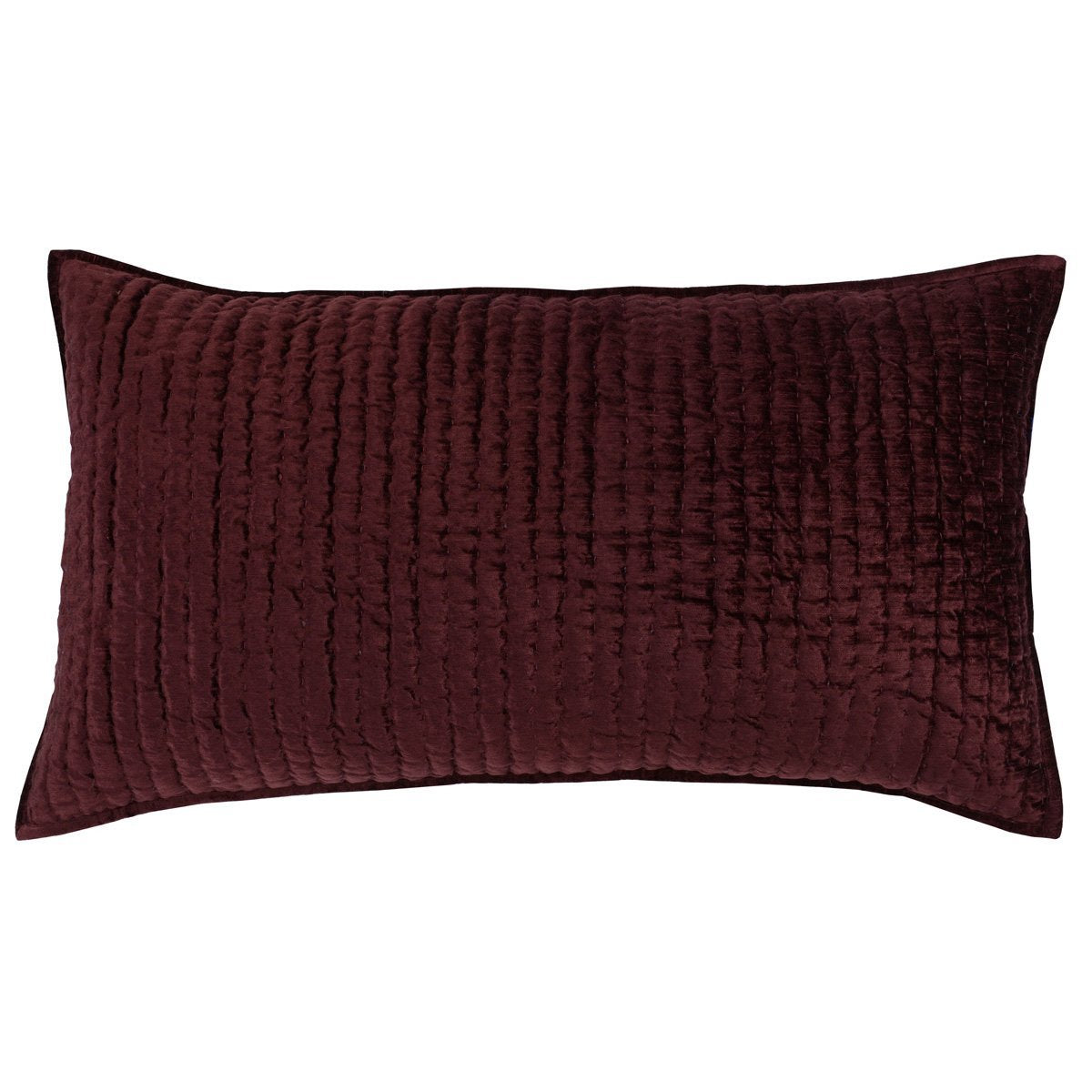 Bari Velvet Port King Sham