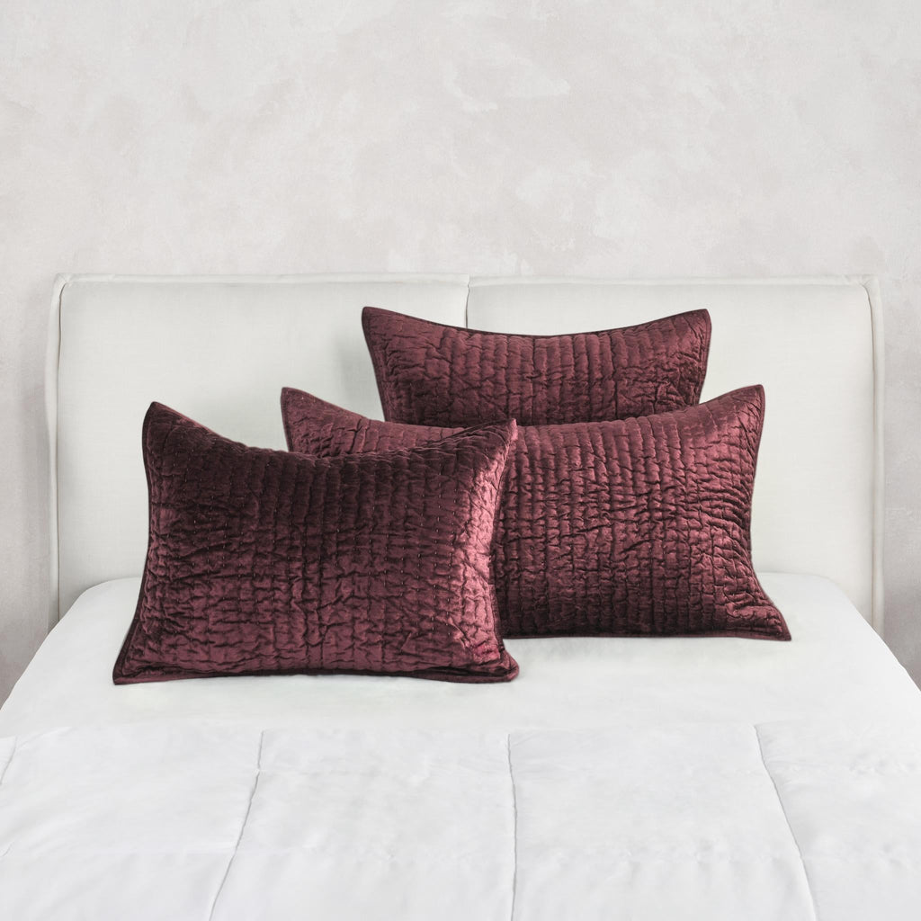 Bari Velvet Port Standard Sham — view 5