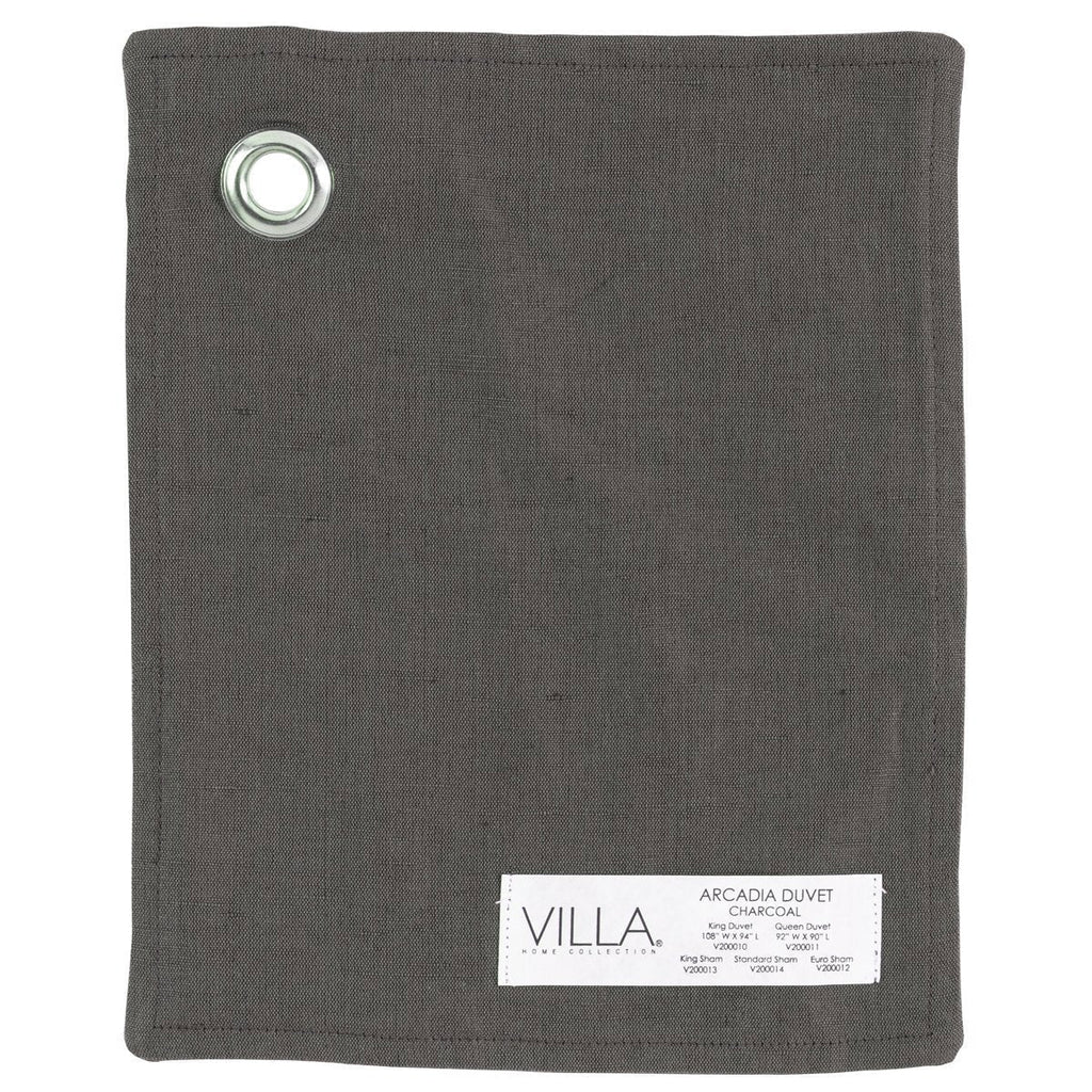 Arcadia Charcoal King Duvet