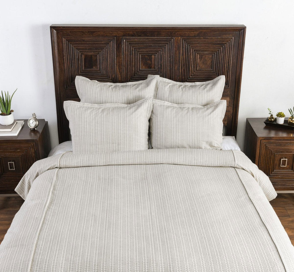 Mason Taupe King Duvet — view 5