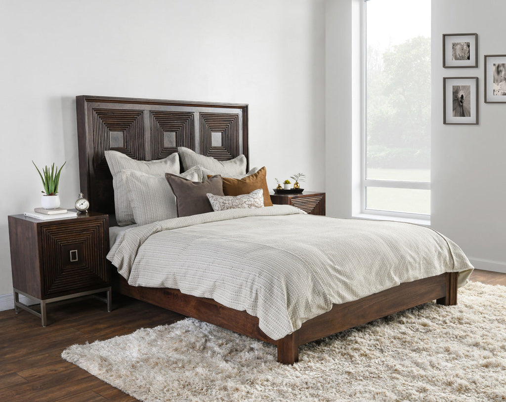 Mason Taupe Queen Duvet — view 4