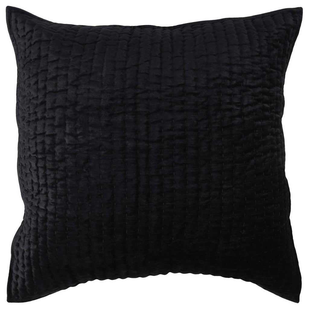 Bari Velvet Onyx Euro Sham