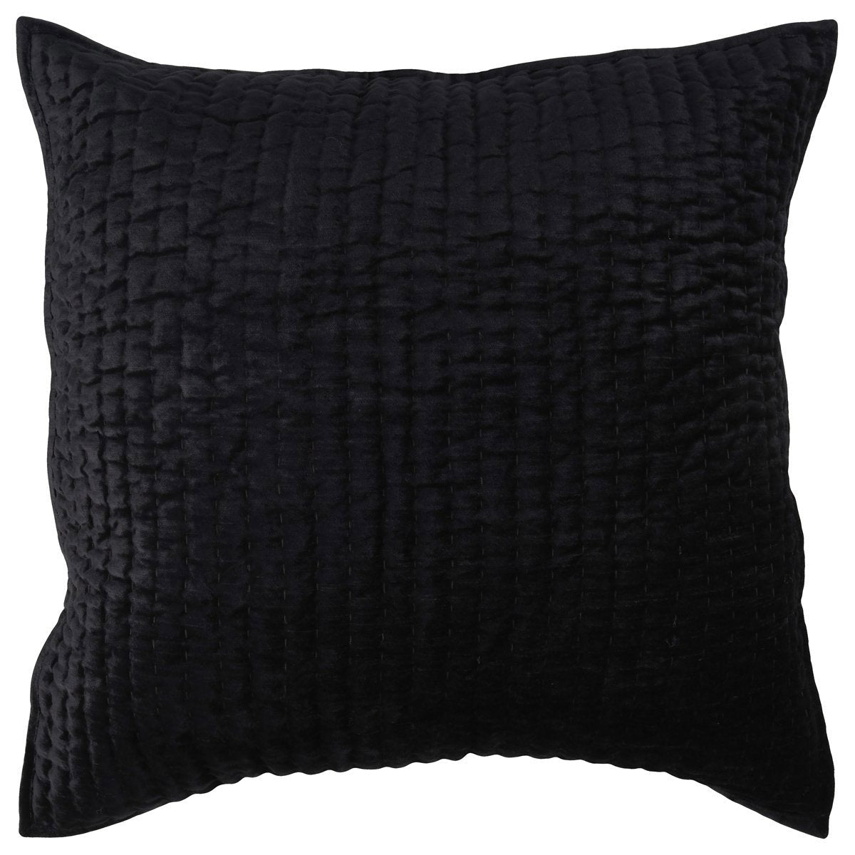 Bari Velvet Onyx Euro Sham