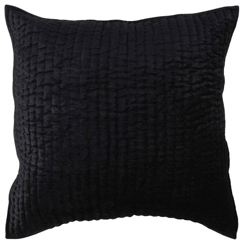 Bari Velvet Onyx Euro Sham