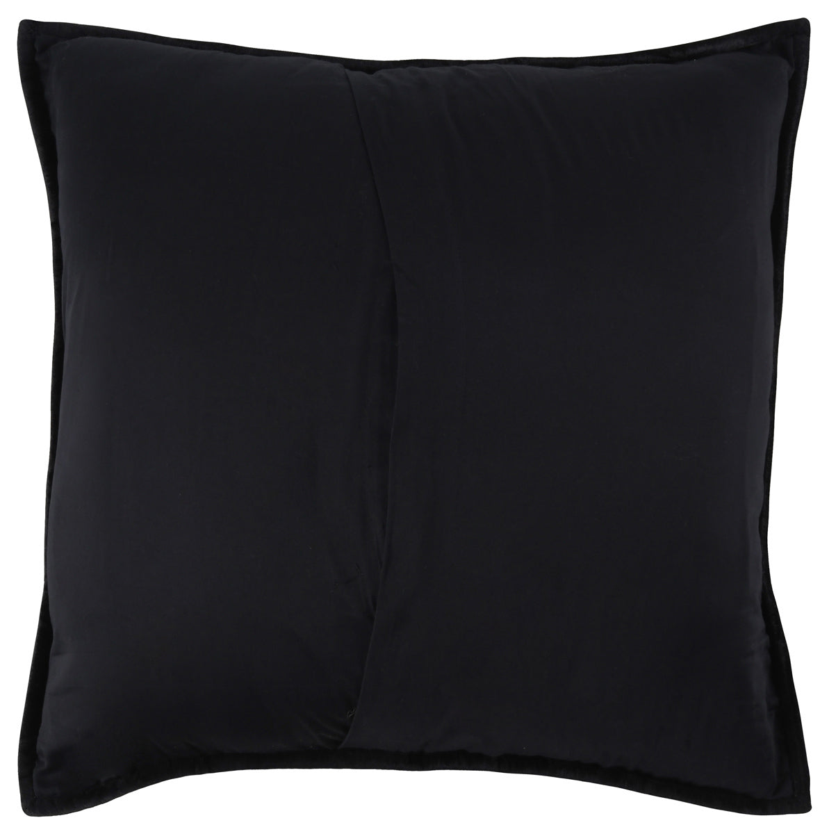 Bari Velvet Onyx Euro Sham — view 2