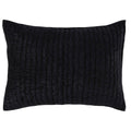 Bari Velvet Onyx Standard Sham