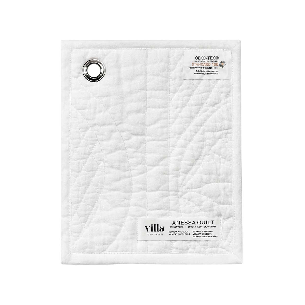 Anessa White King Quilt — view 2