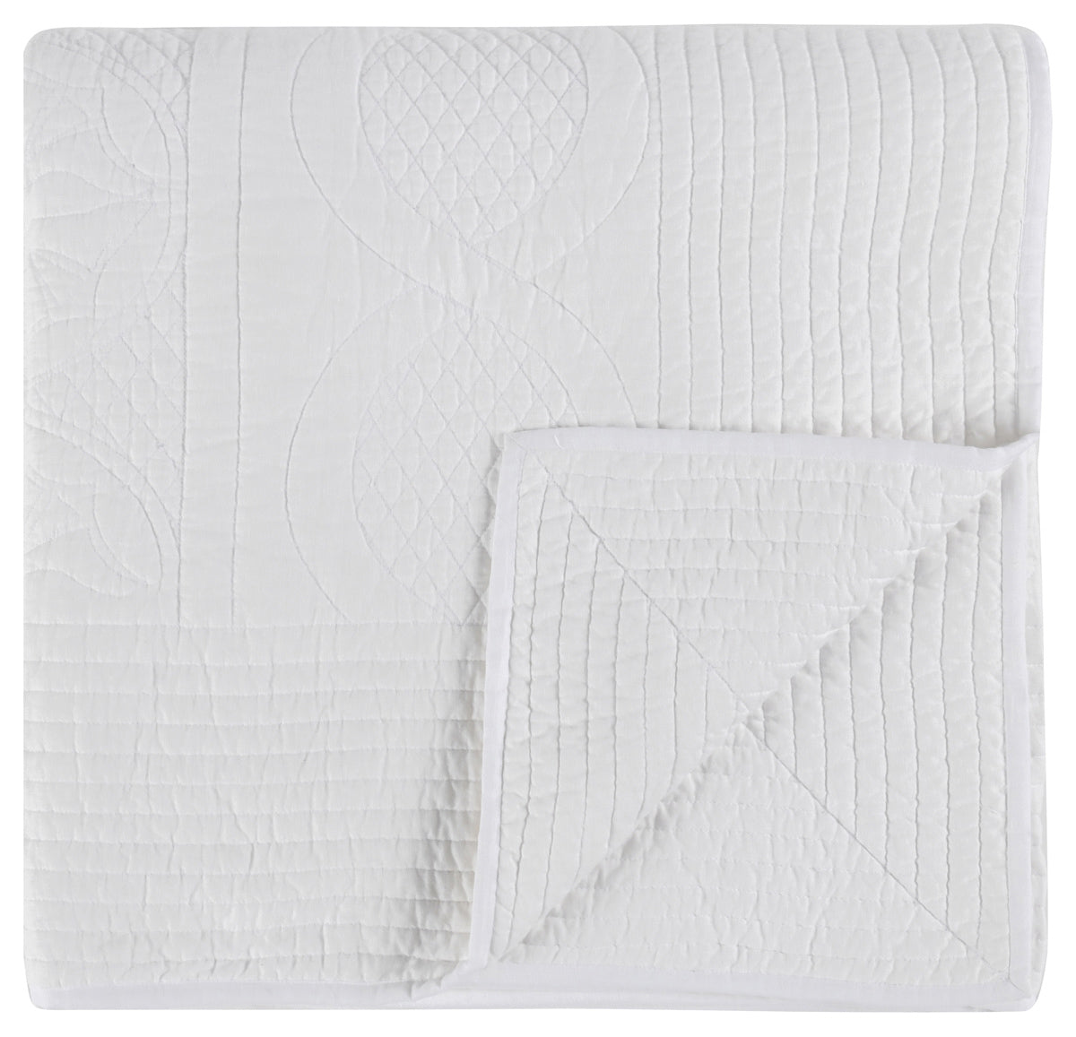 Anessa White Queen Quilt