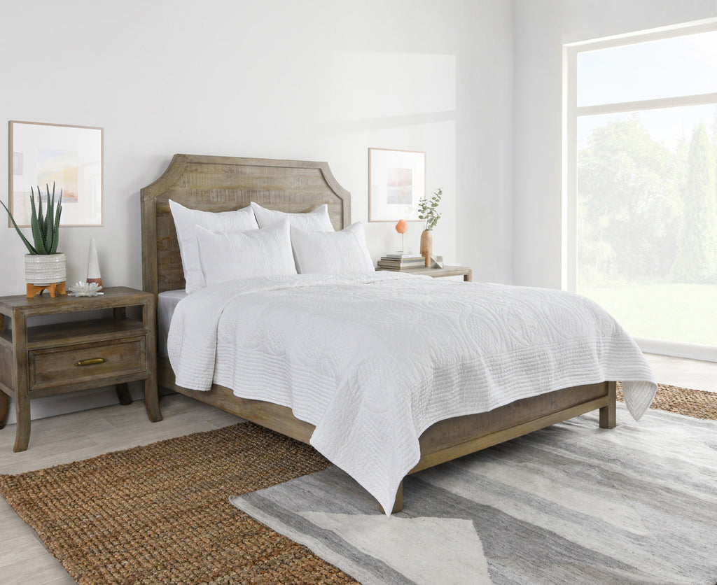 Anessa White Queen Quilt — view 2