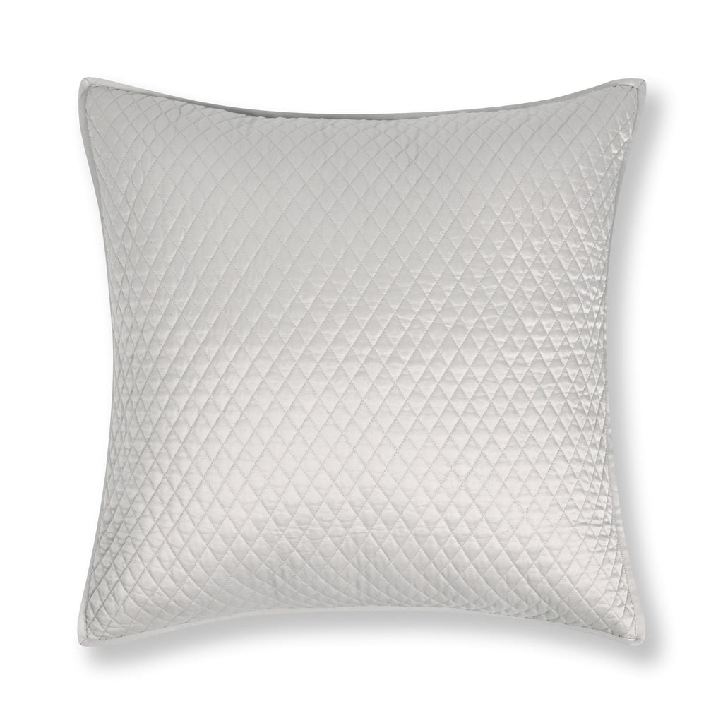 Diamond Silver Euro Sham
