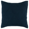 Caleb Hand Stitched Midnight Blue Euro Sham