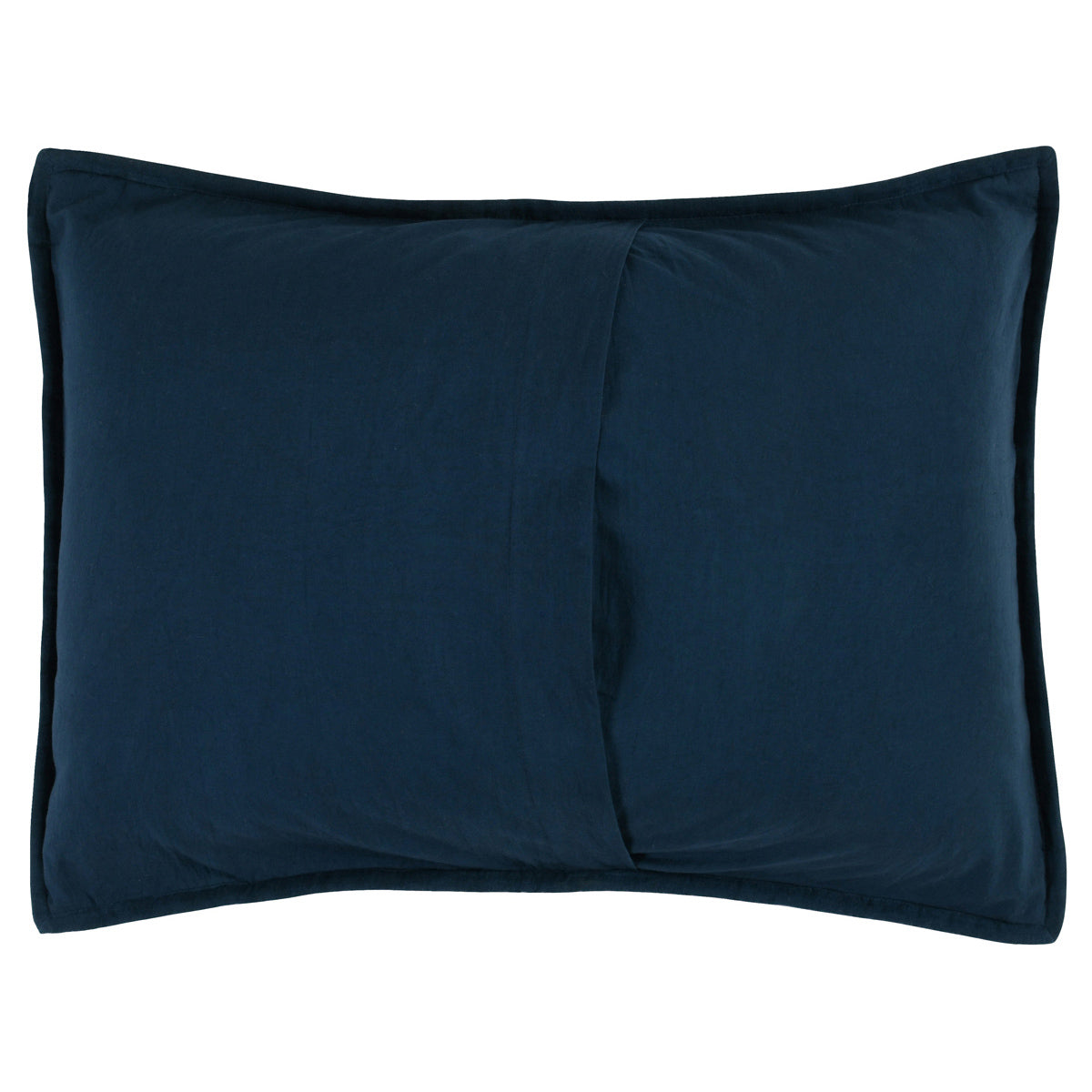 Caleb Hand Stitched Midnight Blue Standard Sham — view 2