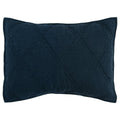 Caleb Hand Stitched Midnight Blue Standard Sham