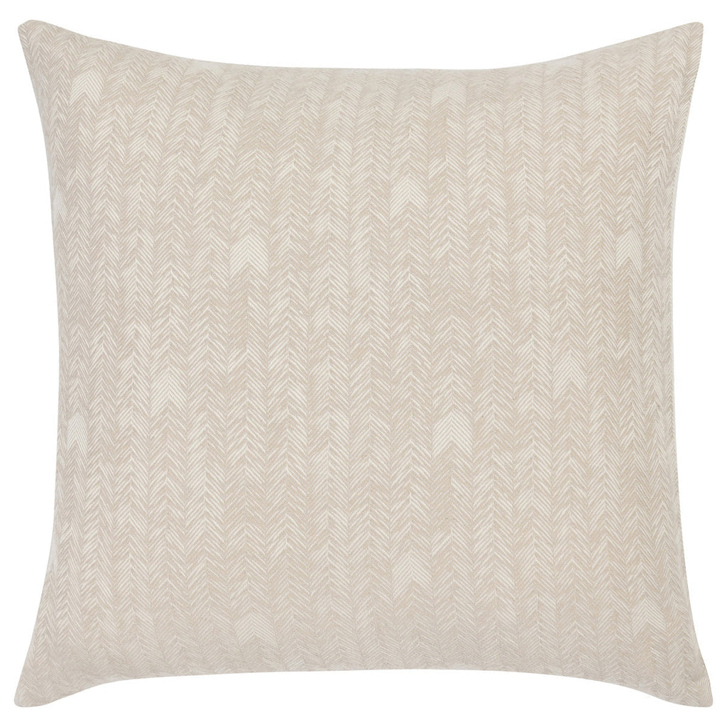 French Herringbone Natural Euro Sham