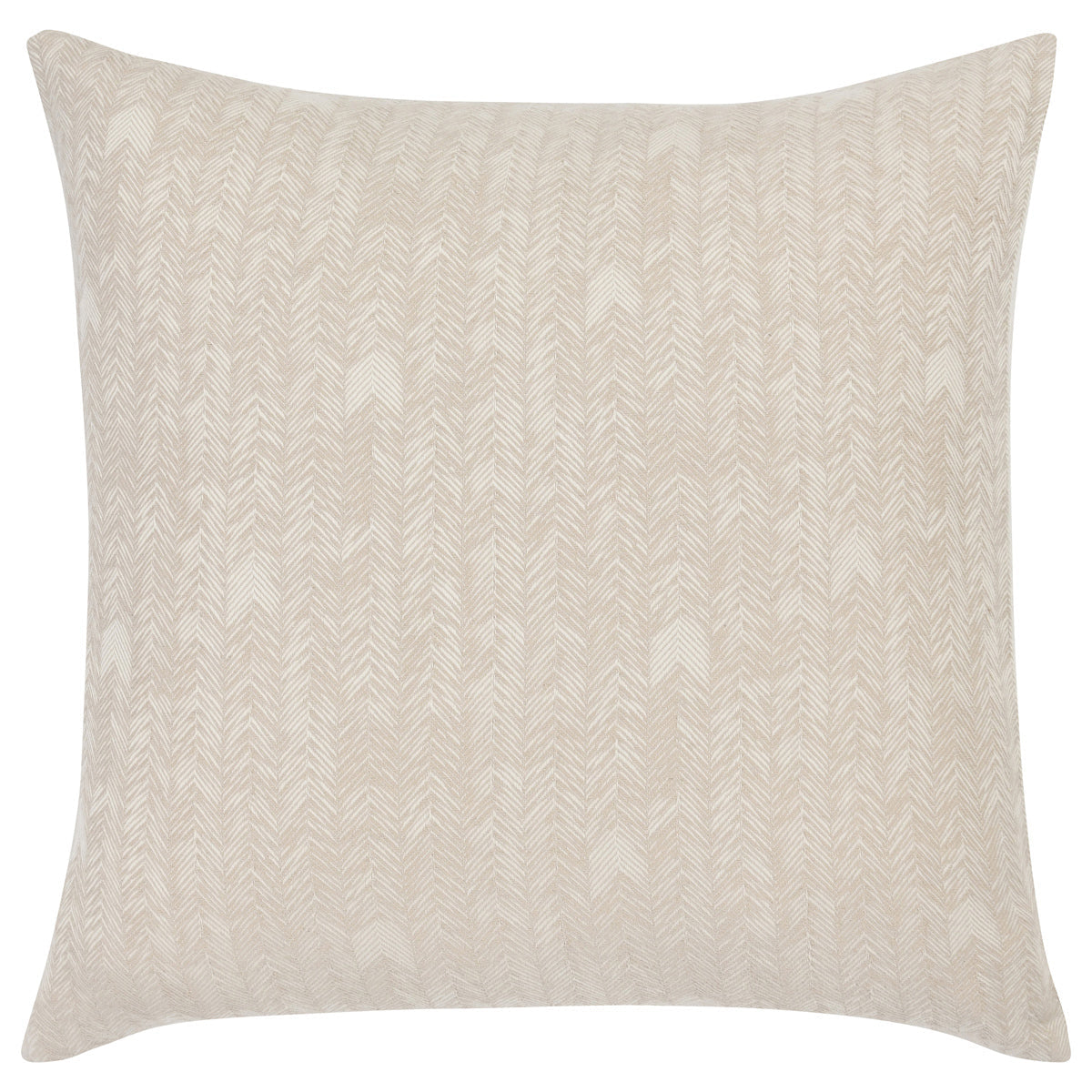 French Herringbone Natural Euro Sham