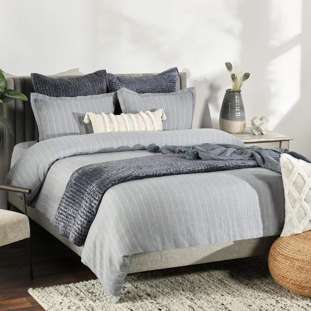 Monaco Sea Fog King Duvet — view 5
