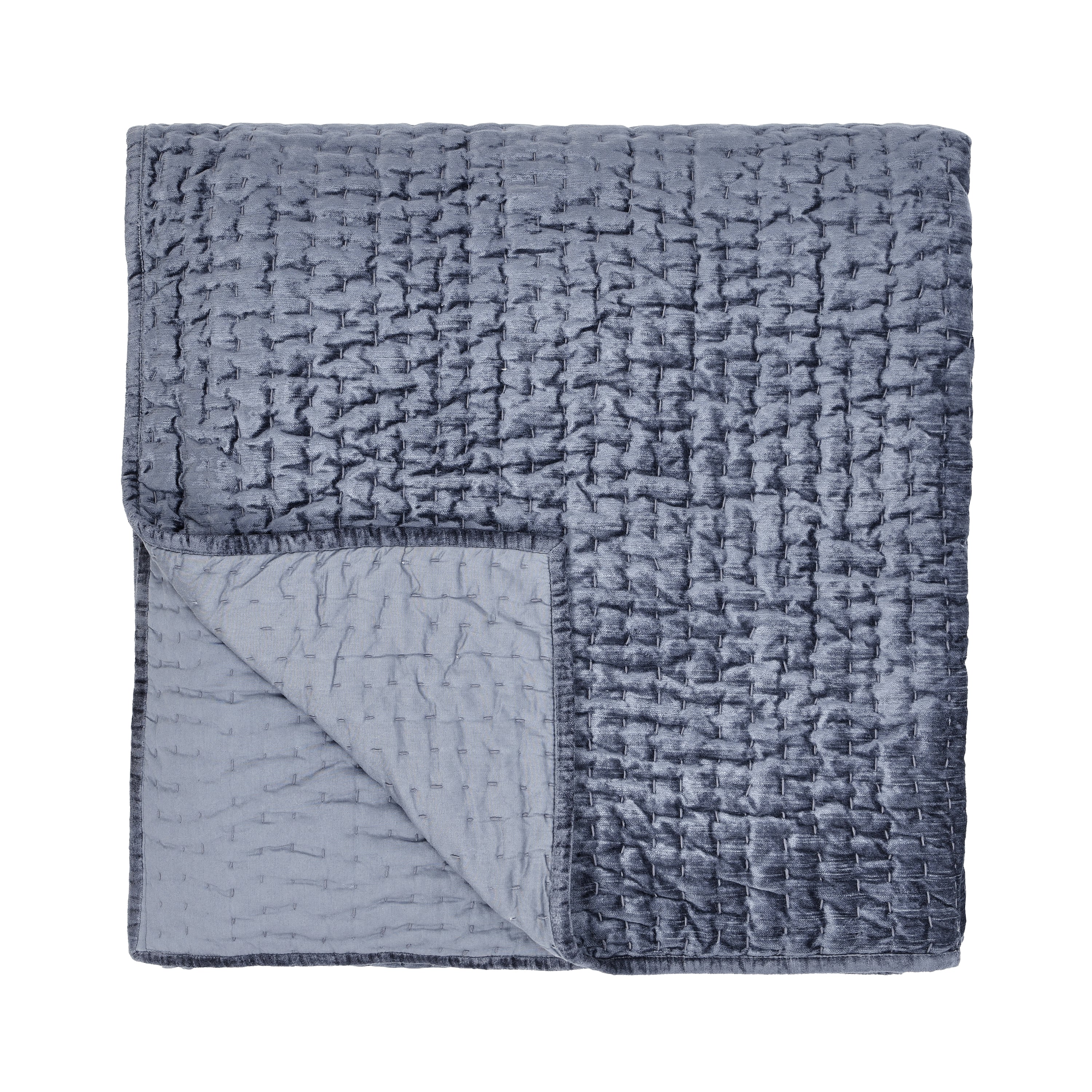 Bari Velvet Sea Fog Queen Quilt — view 3
