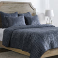 Bari Velvet Sea Fog Queen Quilt