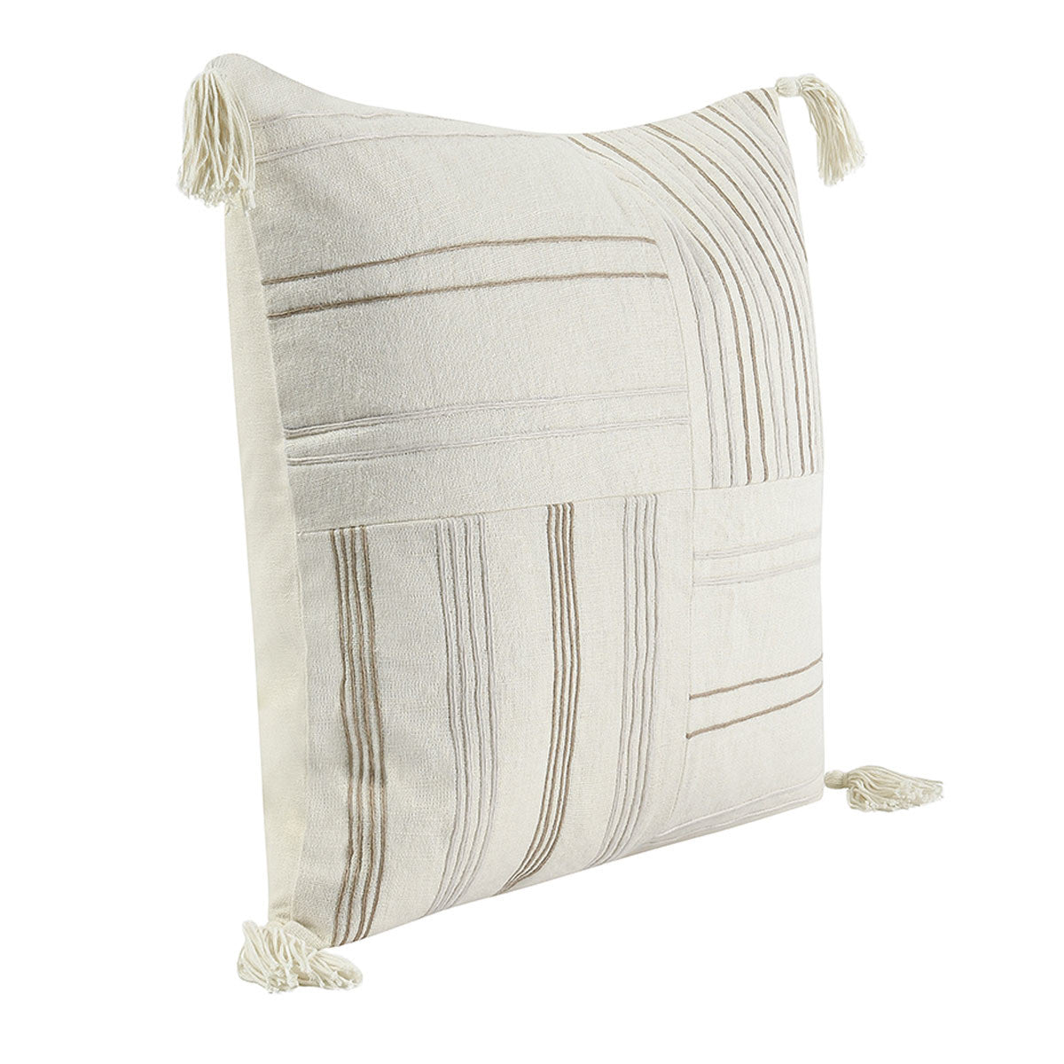 Apana Ivory/Natural 22x22 Pillow — view 4