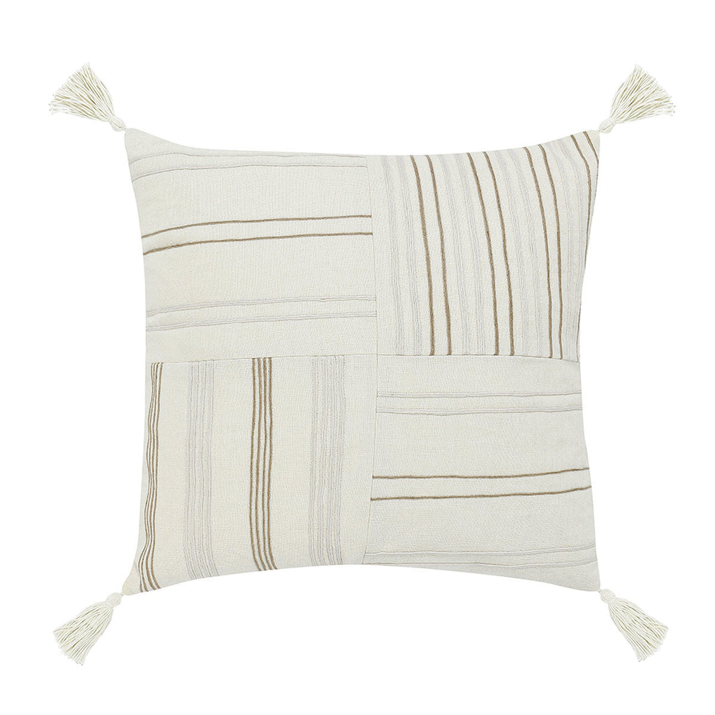 Apana Ivory/Natural 22x22 Pillow