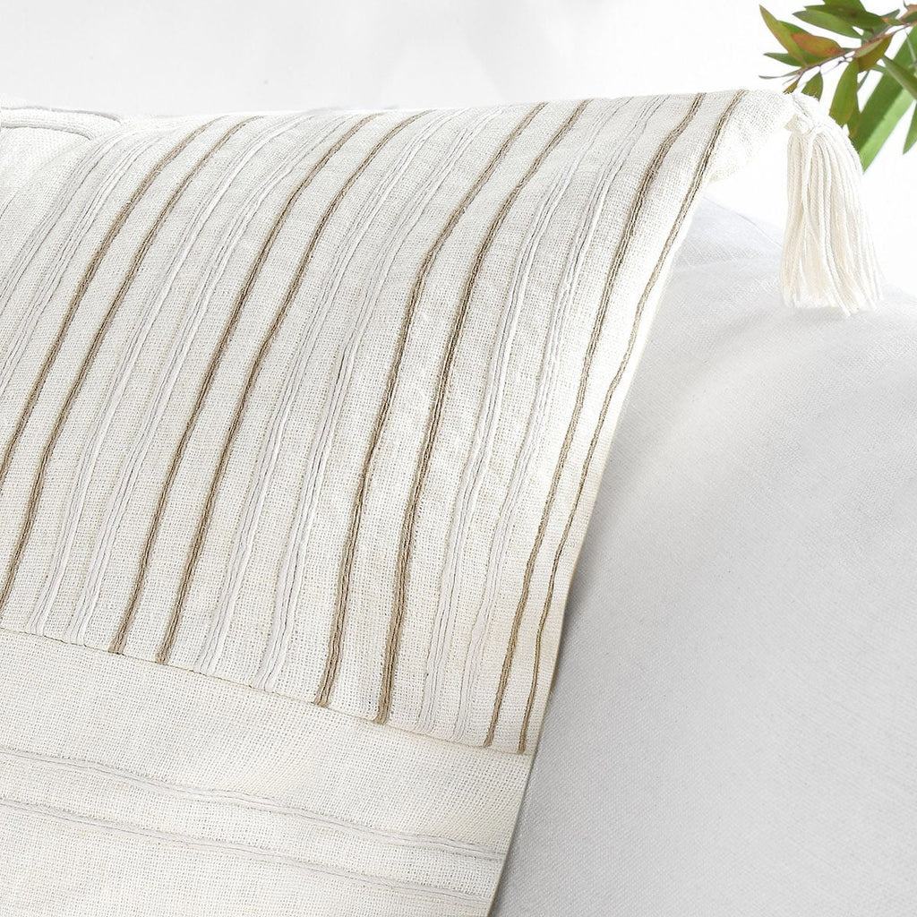 Apana Ivory/Natural 22x22 Pillow — view 6