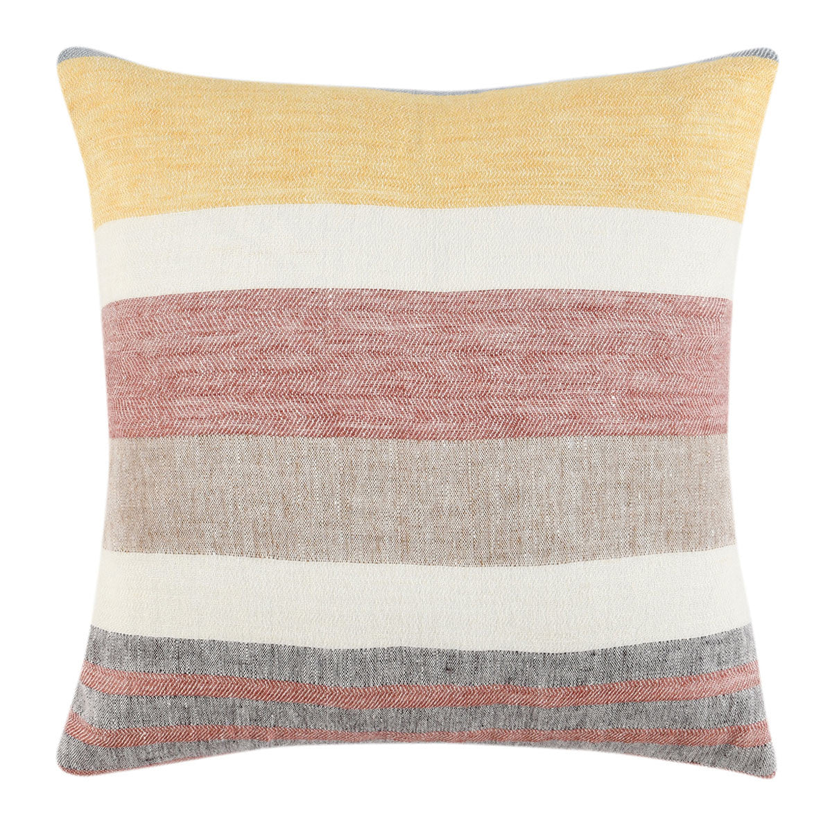 BW Crawford Yellow Multi 22x22 Pillow
