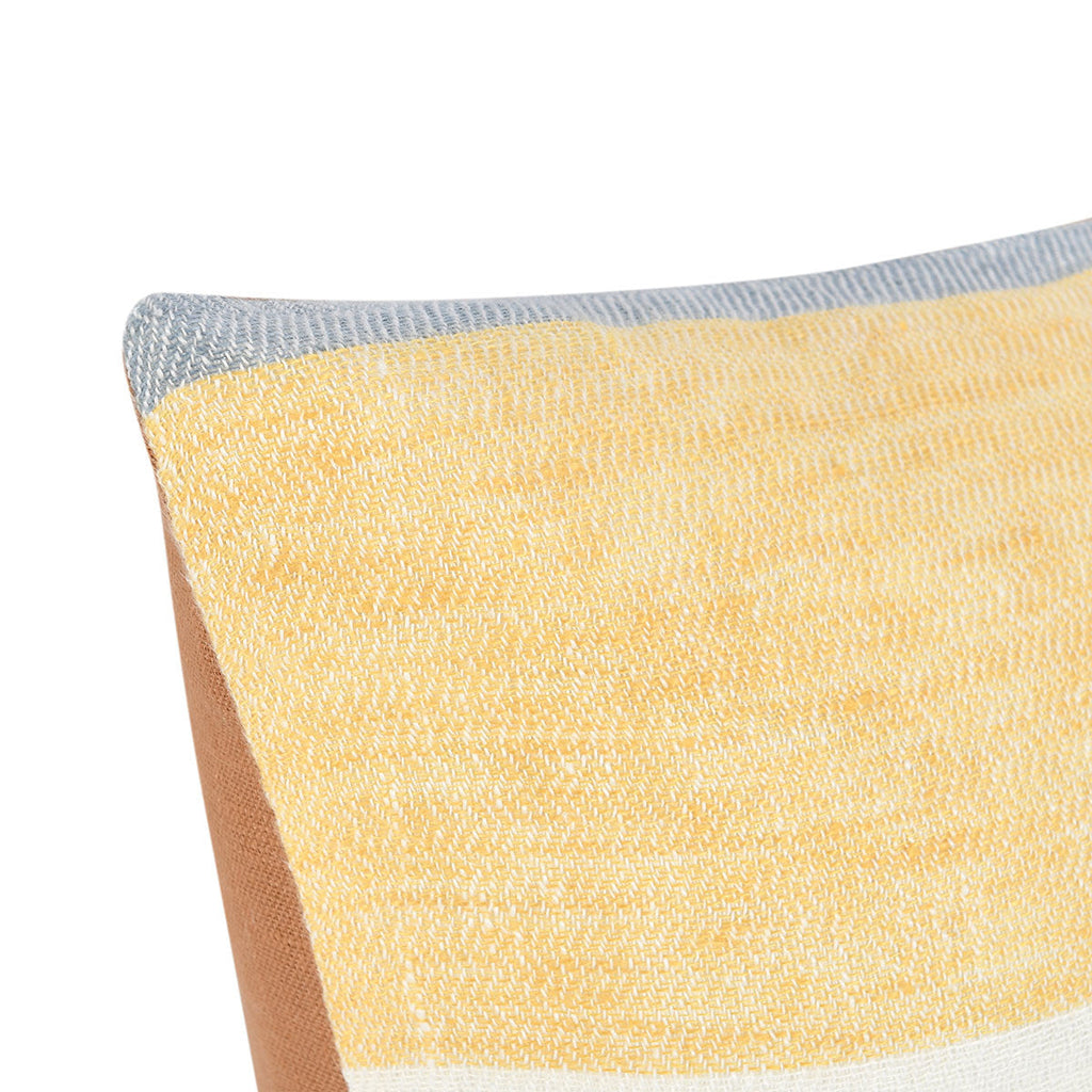 BW Crawford Yellow Multi 22x22 Pillow — view 6