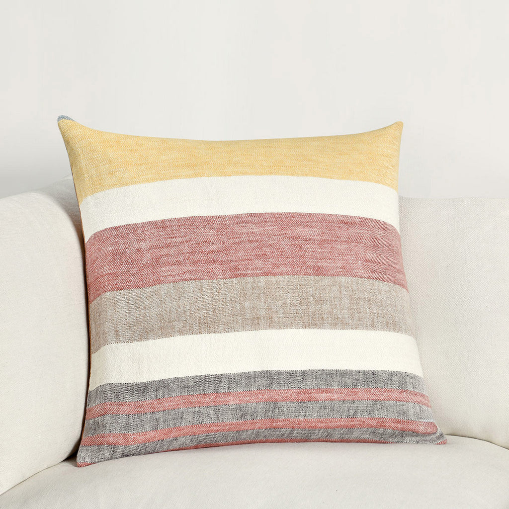 BW Crawford Yellow Multi 22x22 Pillow — view 2