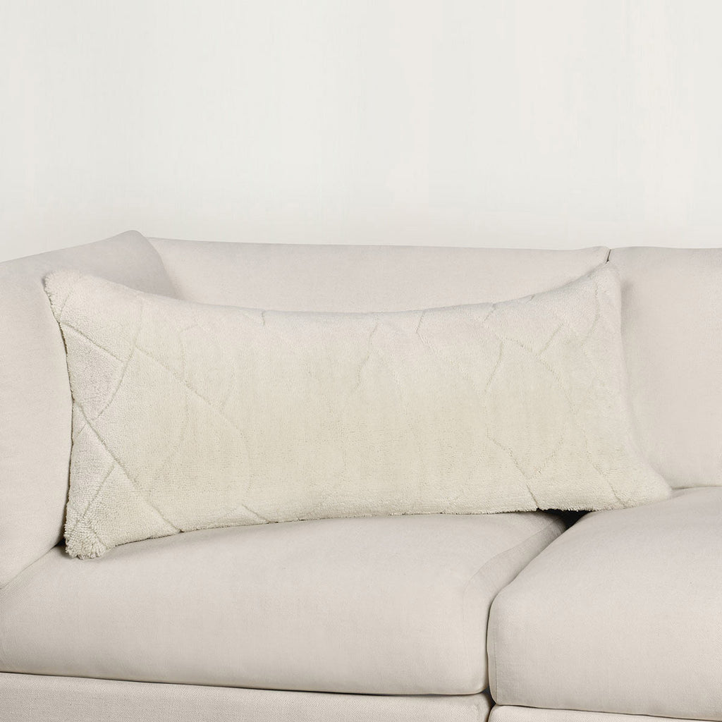 RN Mercer Ivory 16x36 Pillow — view 6