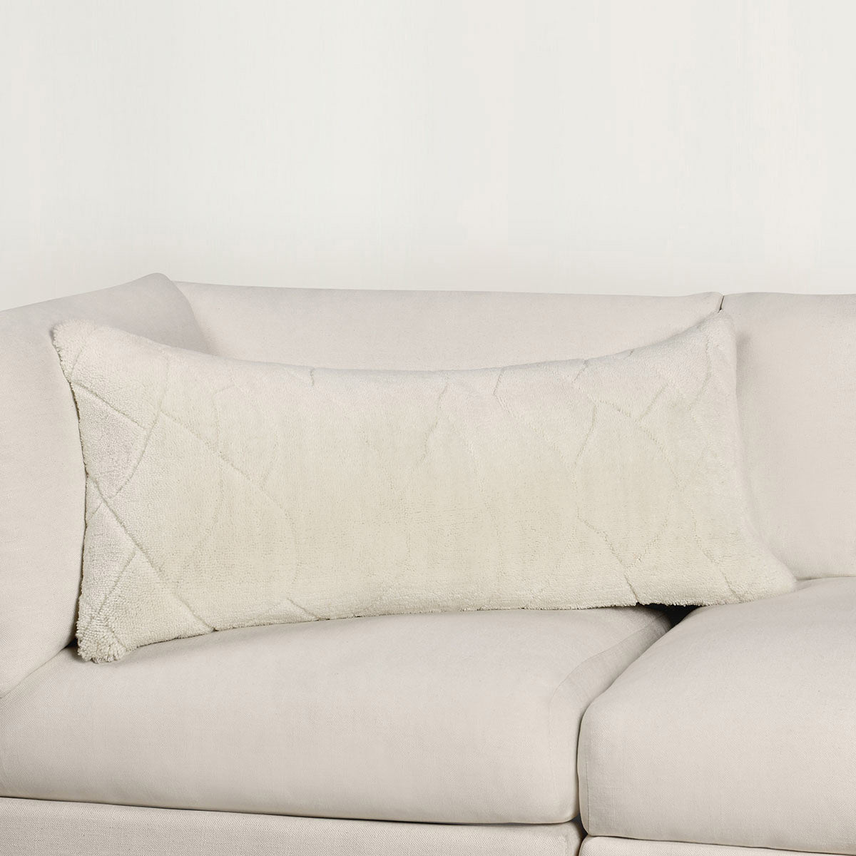 RN Mercer Ivory 16x36 Pillow — view 6