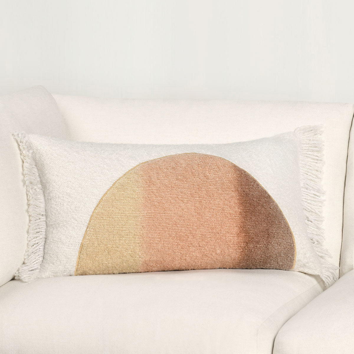 RN Rahun Yellow/Ivory 14x26 Pillow — view 2