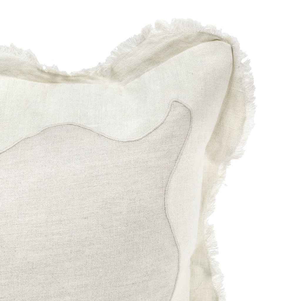 Tollo Natural/Ivory 24x24 Pillow — view 6