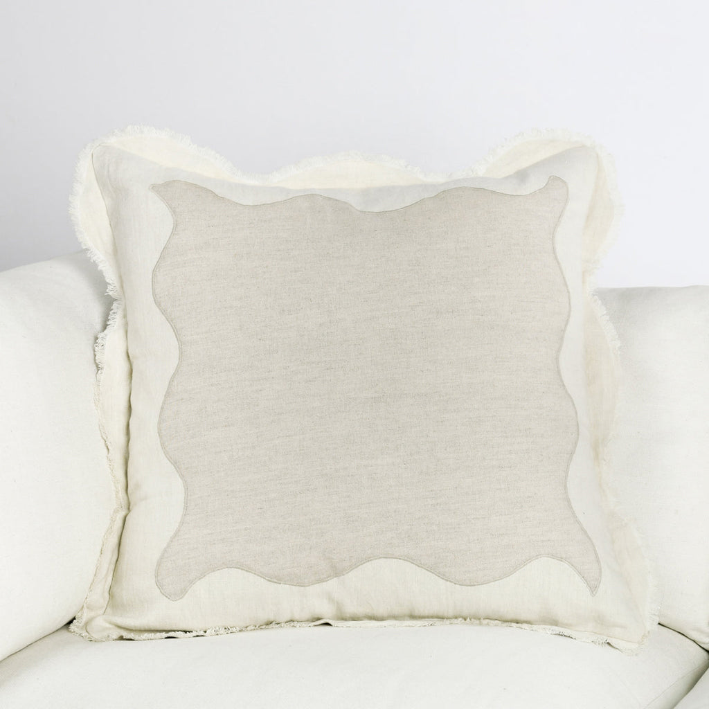Tollo Natural/Ivory 24x24 Pillow — view 2