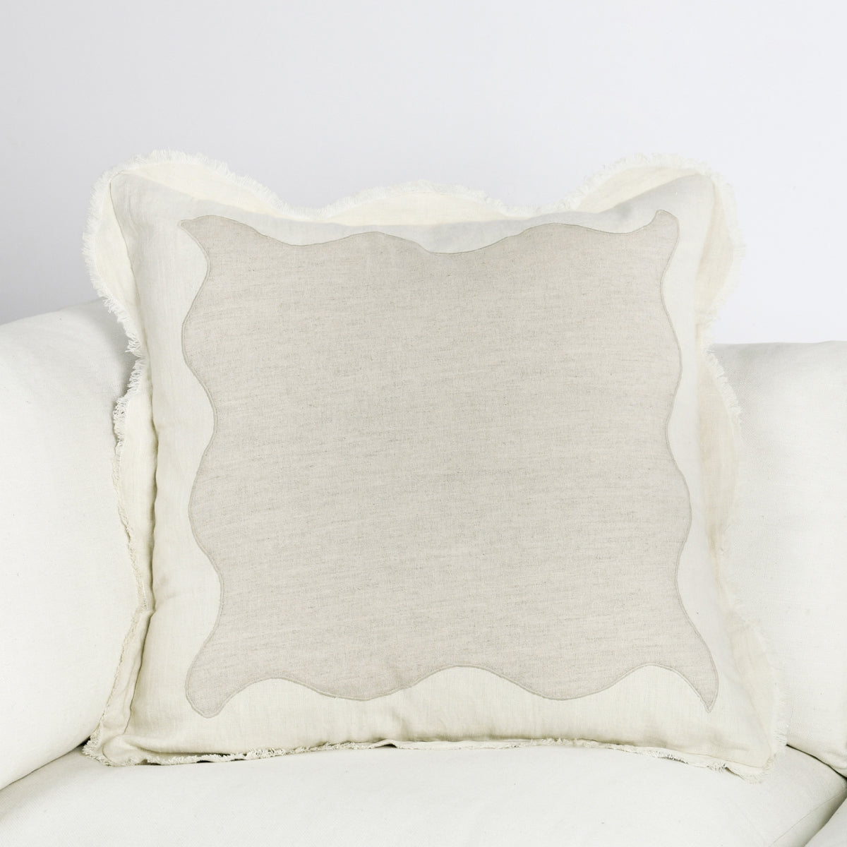 Tollo Natural/Ivory 24x24 Pillow — view 2