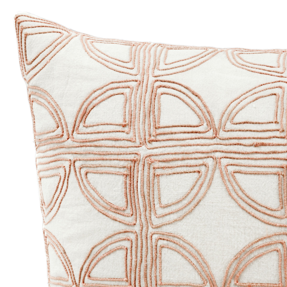 VC Elea Ivory/Blush 22x22 Pillow — view 6