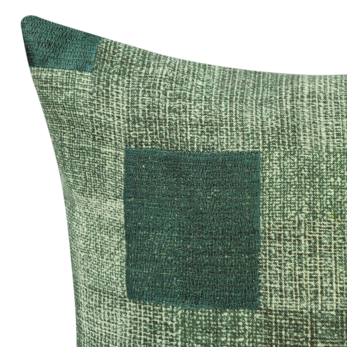 Praia Viridian Green 22x22 Pillow — view 6