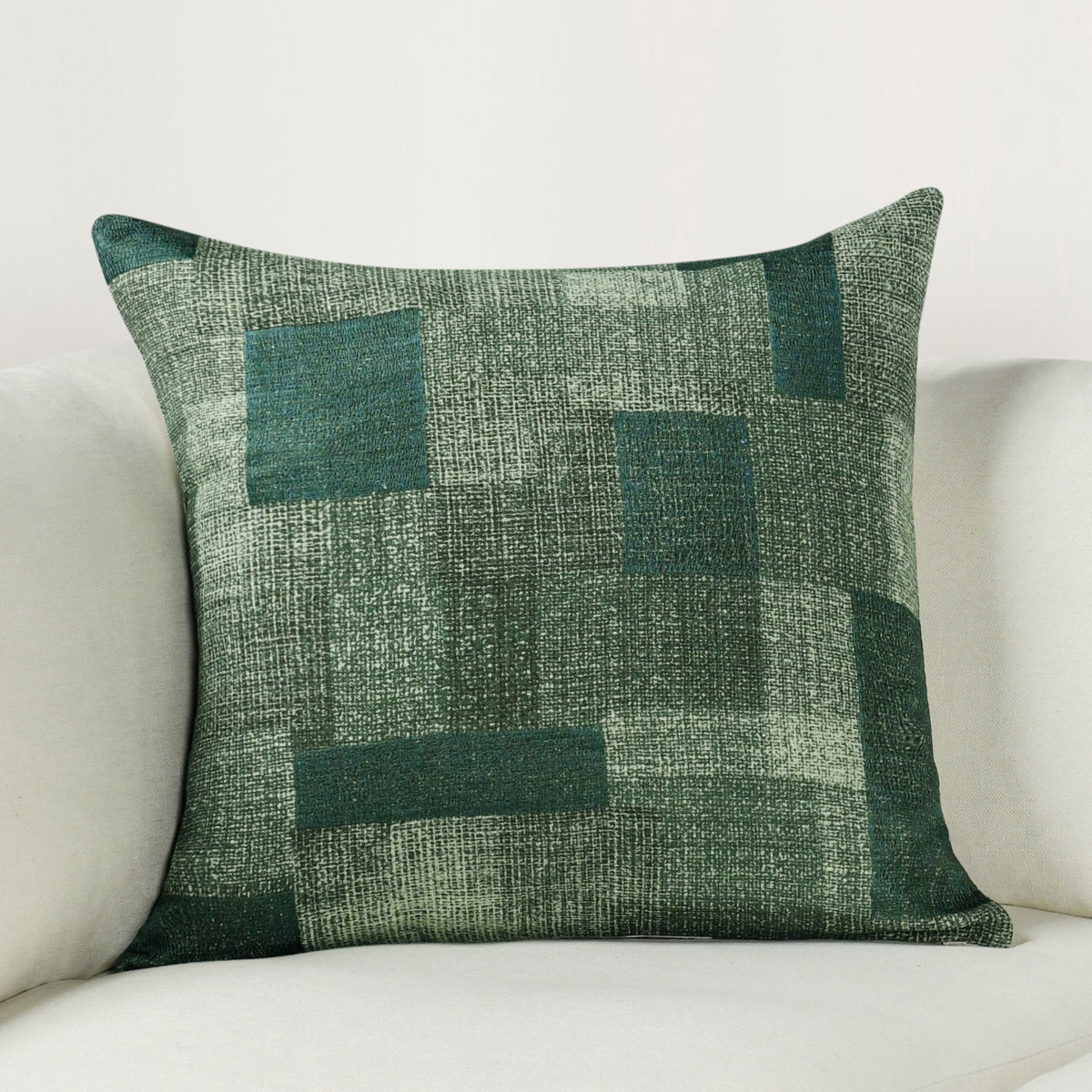 Praia Viridian Green 22x22 Pillow — view 2