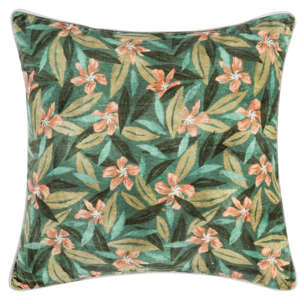 Lamia Green Multi 22x22 Pillow