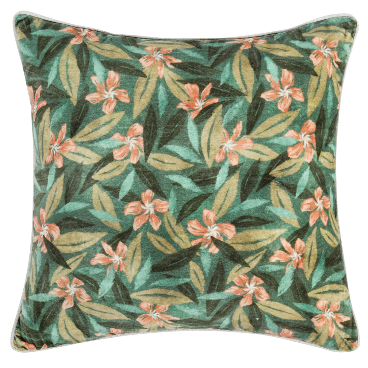 Lamia Green Multi 22x22 Pillow