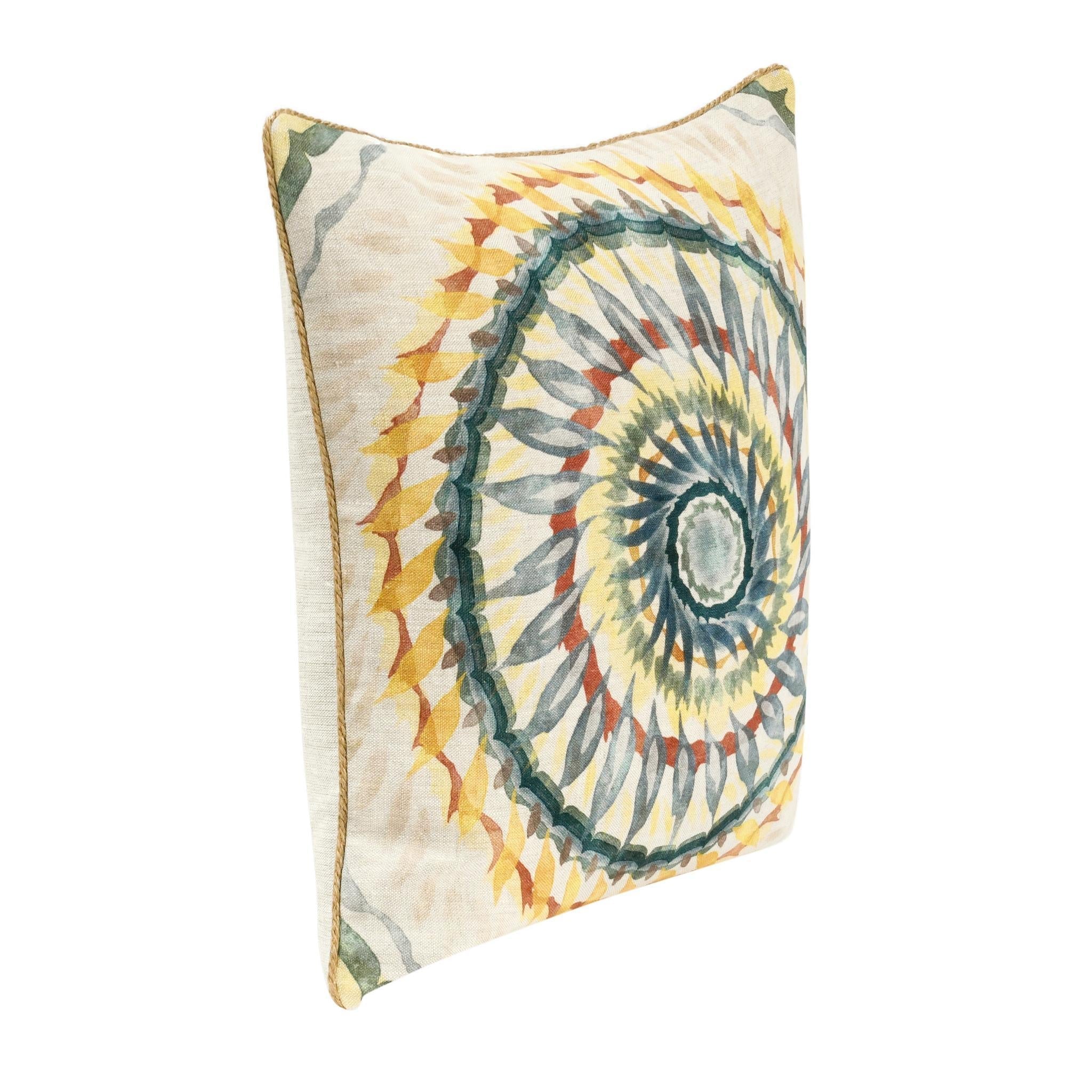 Mesta Blue Multi 20x20 Pillow — view 5