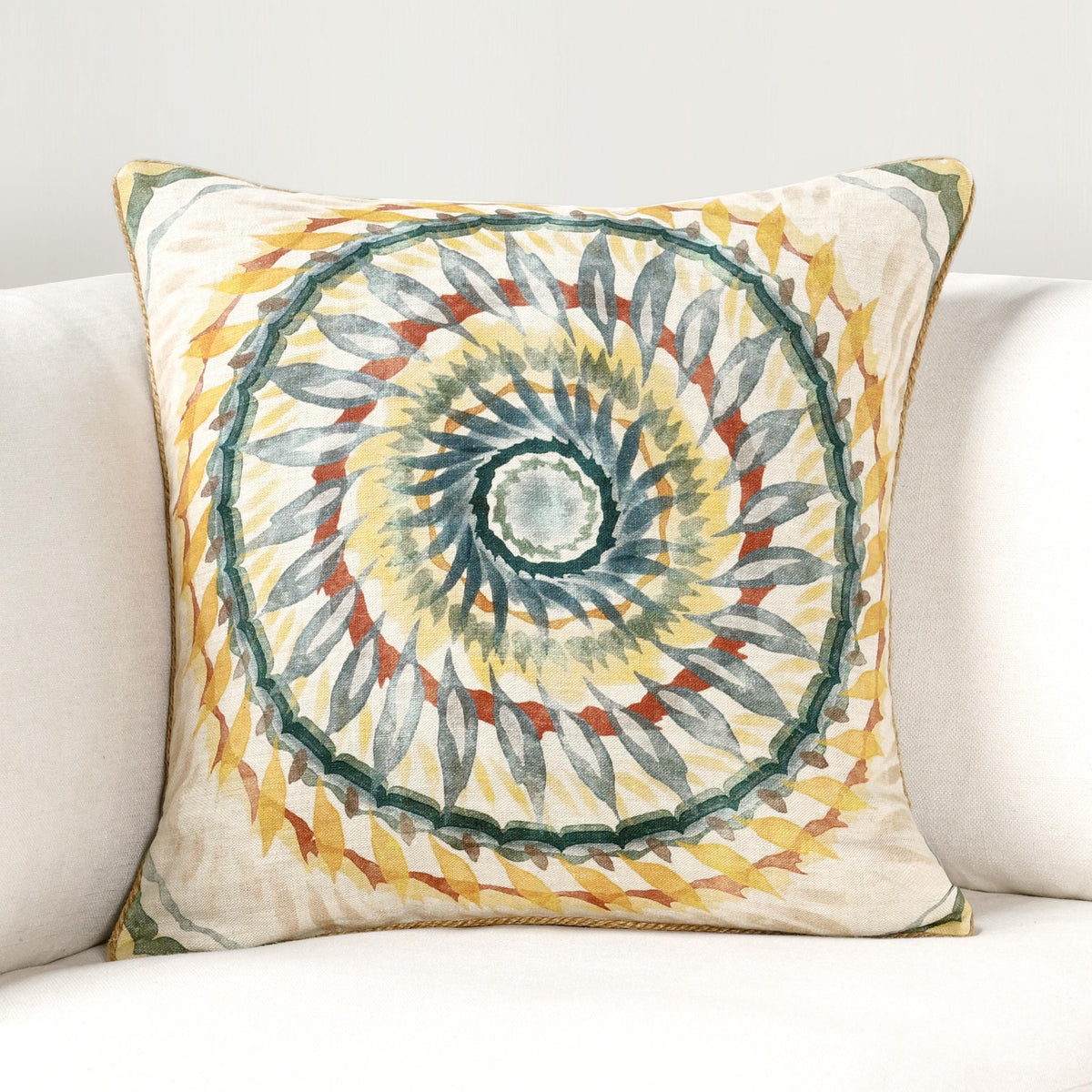 Mesta Blue Multi 20x20 Pillow — view 2