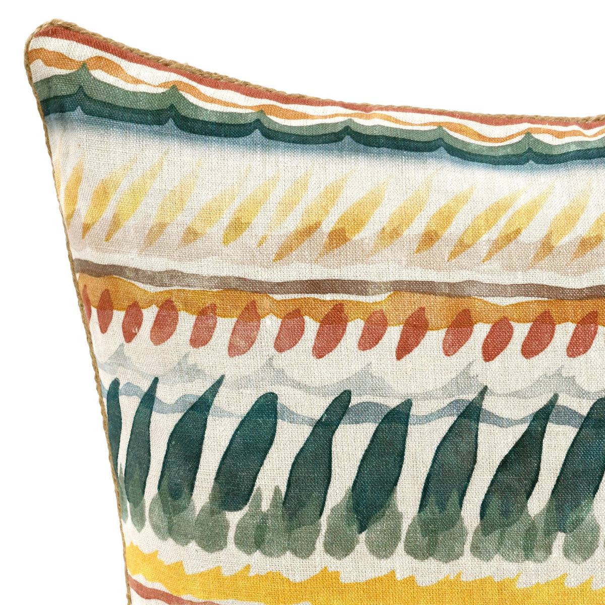 Cetara Blue Multi 22x22 Pillow — view 6