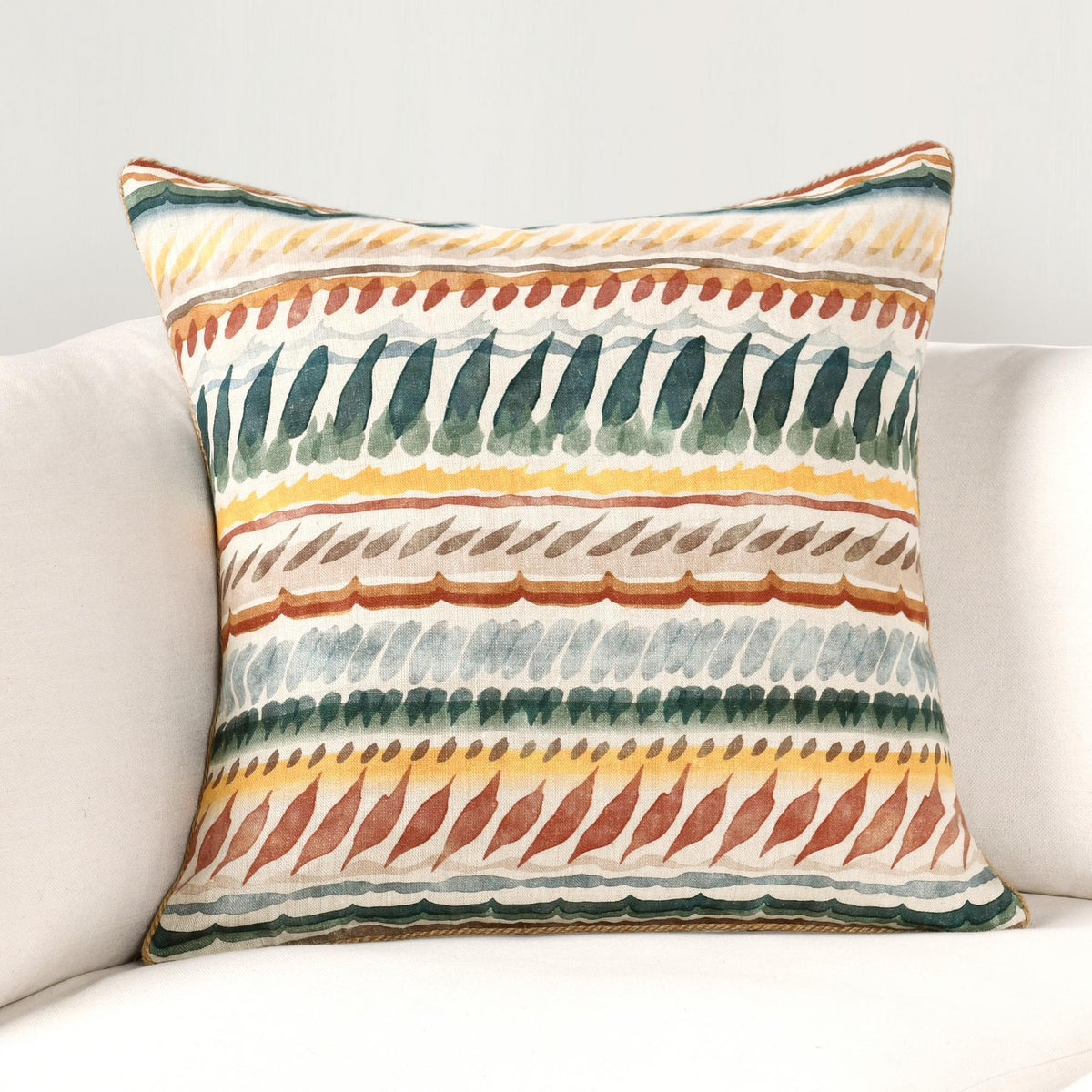 Cetara Blue Multi 22x22 Pillow — view 2