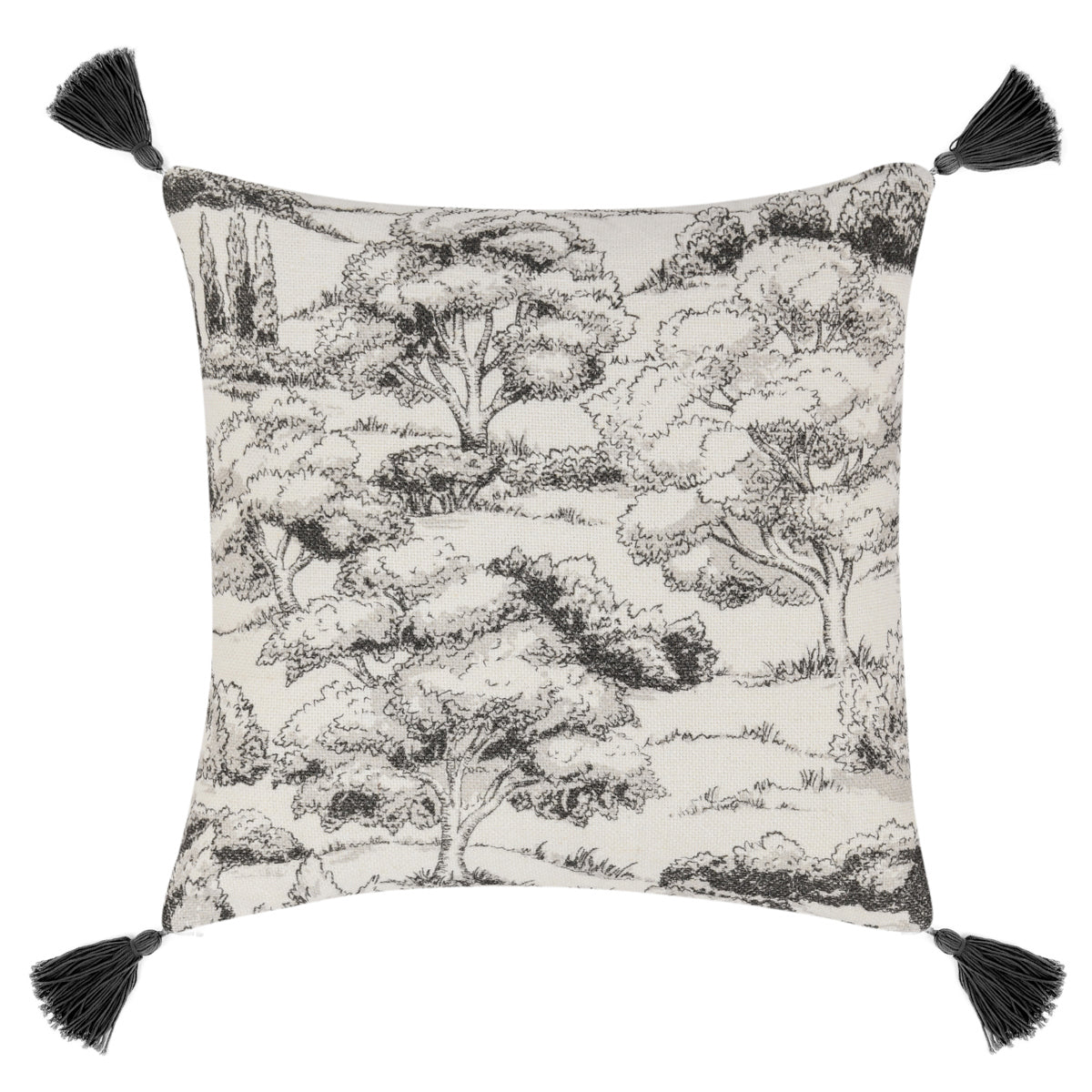 VC Stonework Charcoal 22x22 Pillow