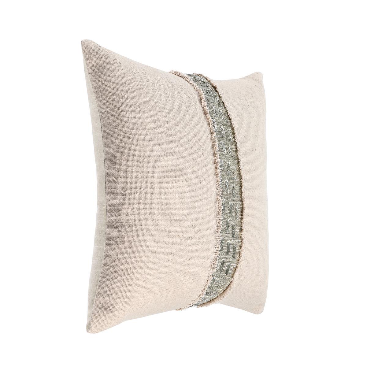 RO Lira Natural/Silver 22x22 Pillow — view 5
